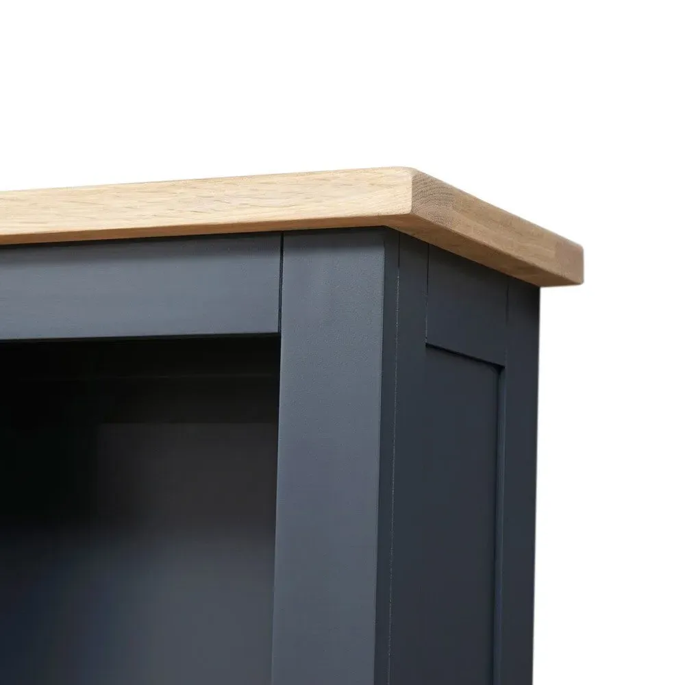 Slim Bookcase - Charcoal
