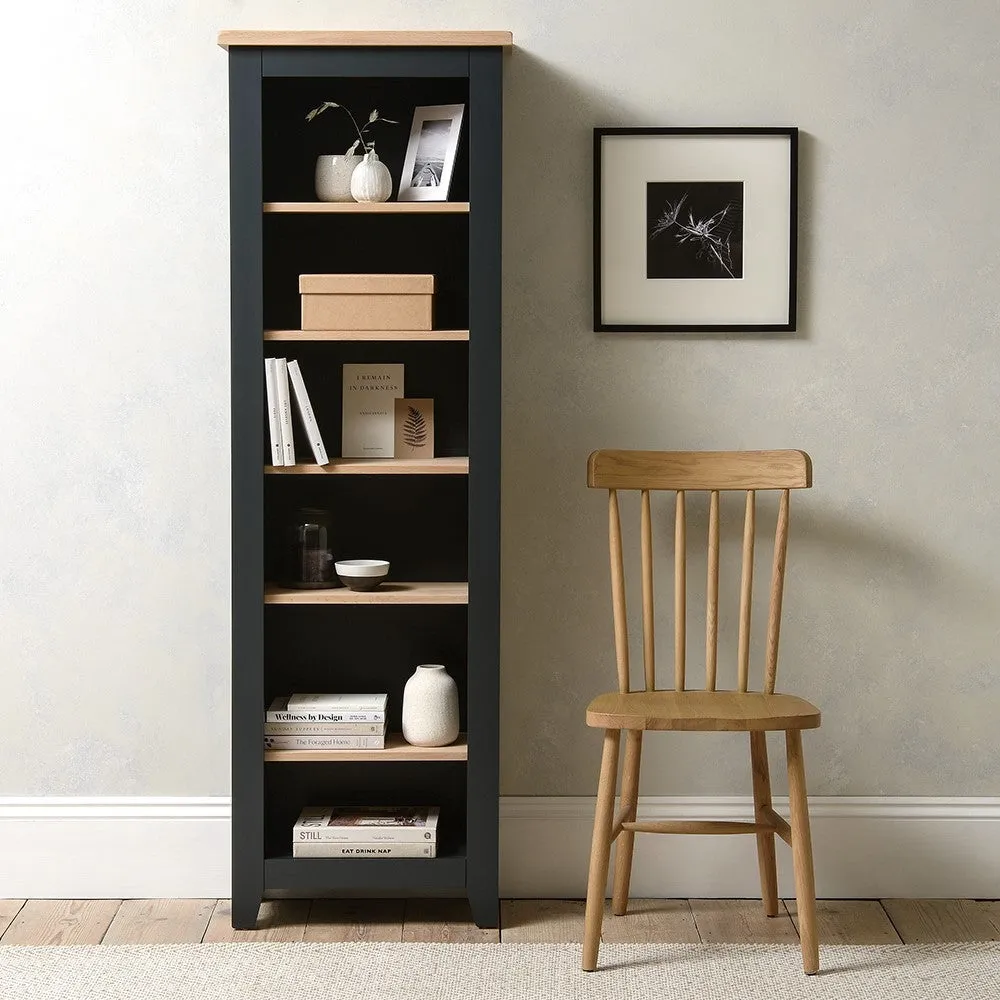 Slim Bookcase - Charcoal
