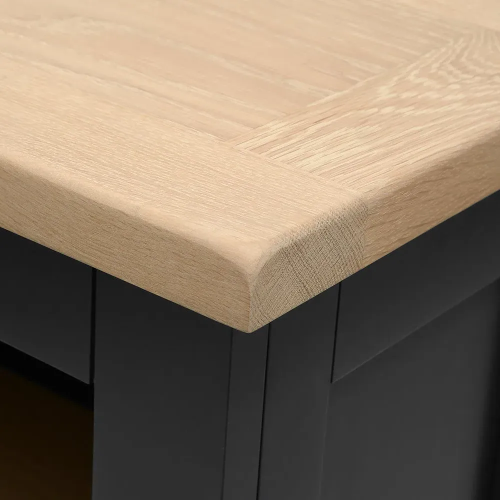 Small Bookcase - Charcoal, Oak