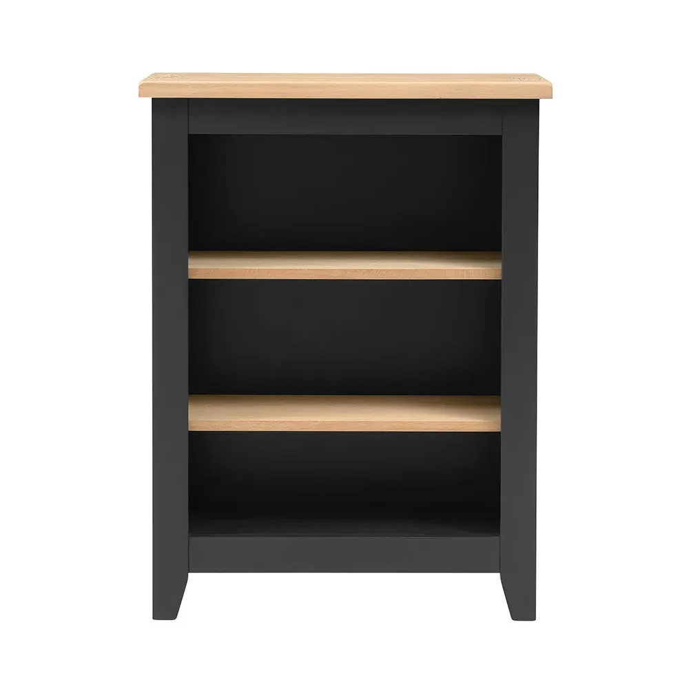 Small Bookcase - Charcoal, Oak