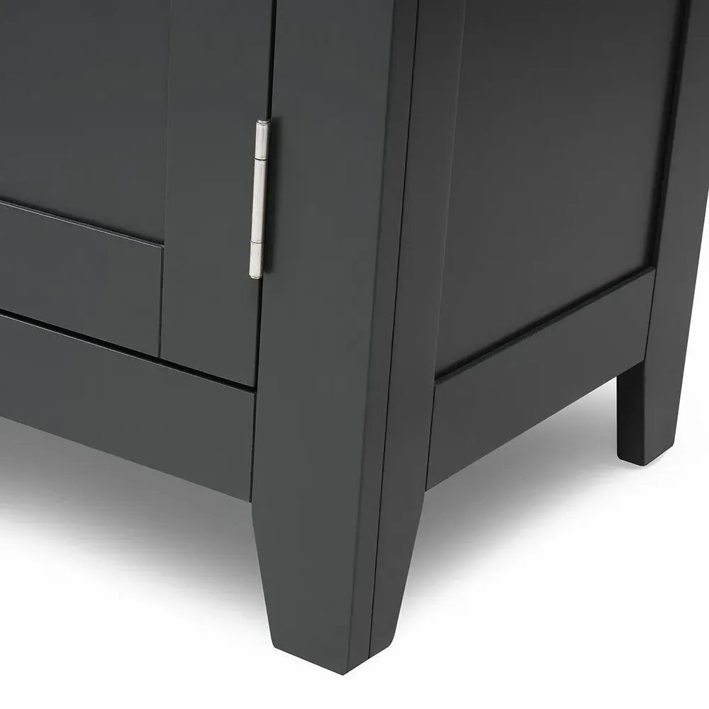 TV Stand with Storage - Charcoal, Oak