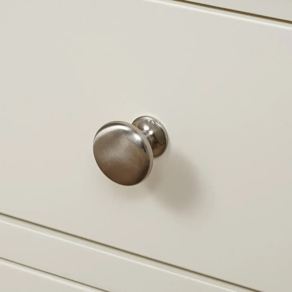 Chester 3 Drawer Bedside Table - Cream, Oak by The Cotswold Company, image 9