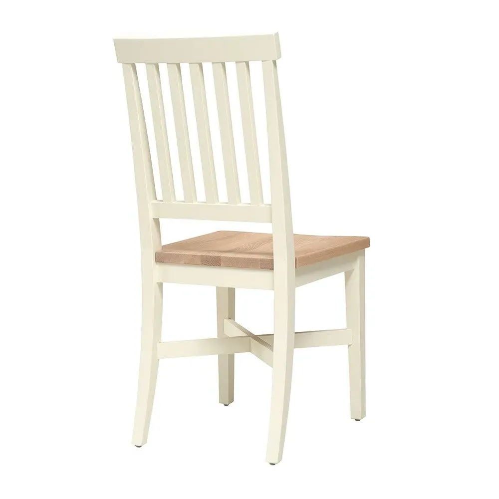 6-10 Seater Extendable Dining Table and 6 Chairs - Cream, Oak