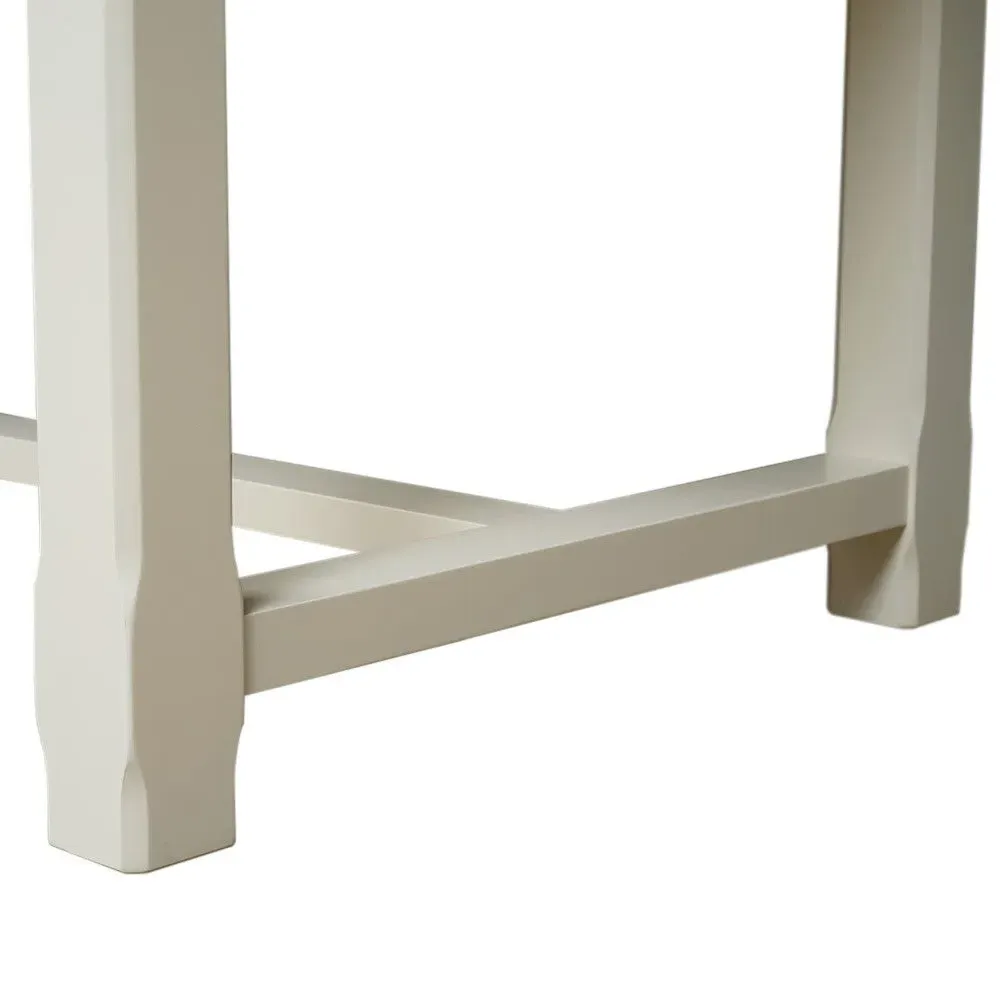 6-10 Seater Extendable Dining Table - Cream, Oak