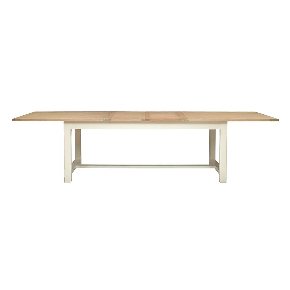 8-12 Extendable Dining Table - Cream, Oak