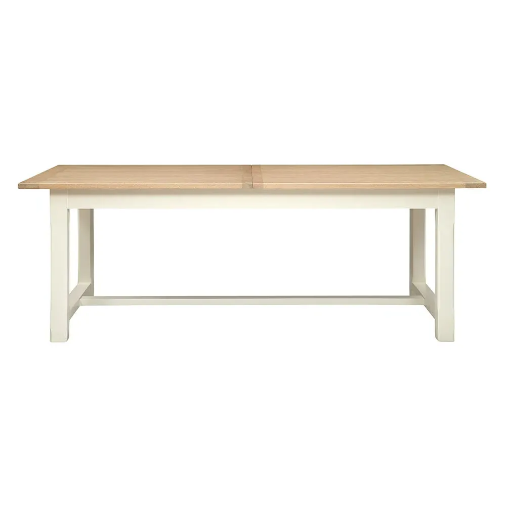8-12 Extendable Dining Table - Cream, Oak