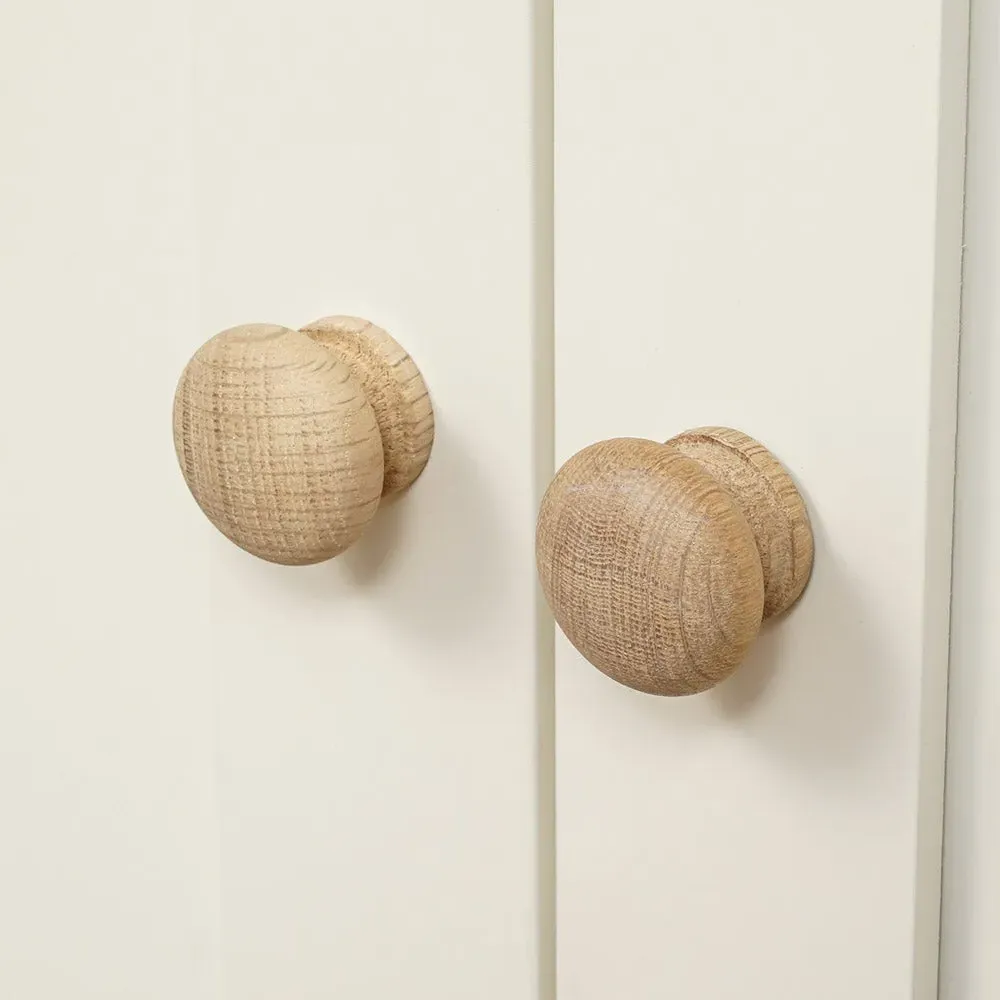 Alcove Display Cabinet with Storage - Cream