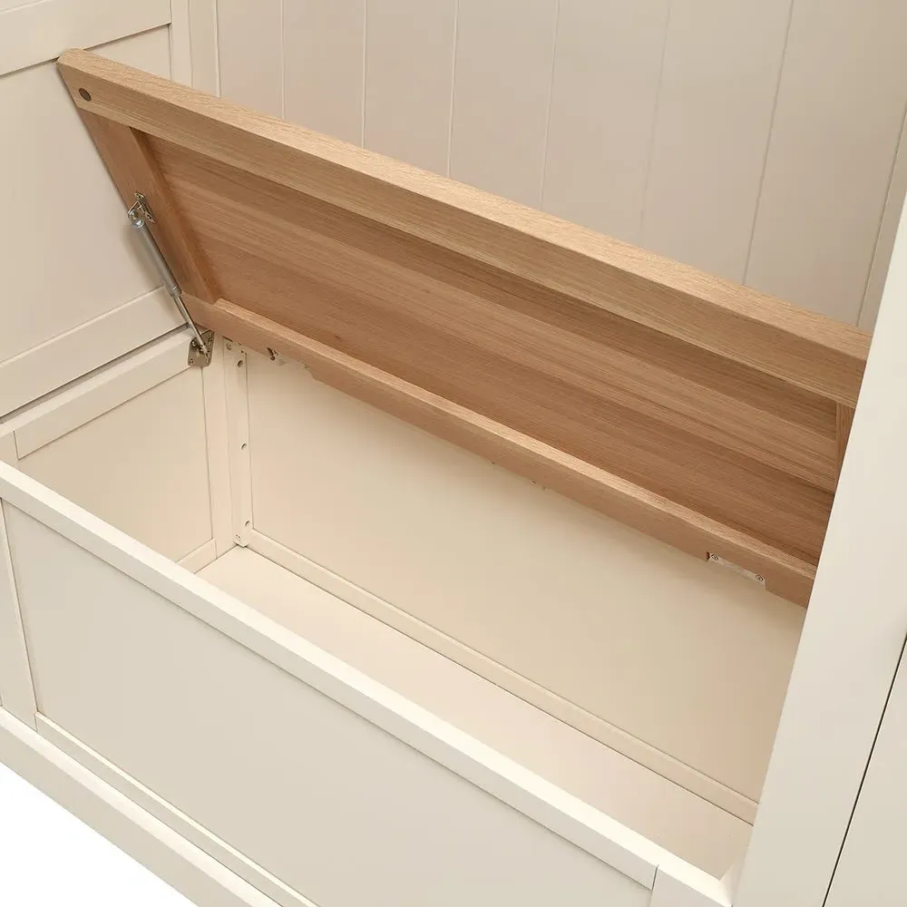 Chester Bootility Unit with Storage - Cream by The Cotswold Company, image 11