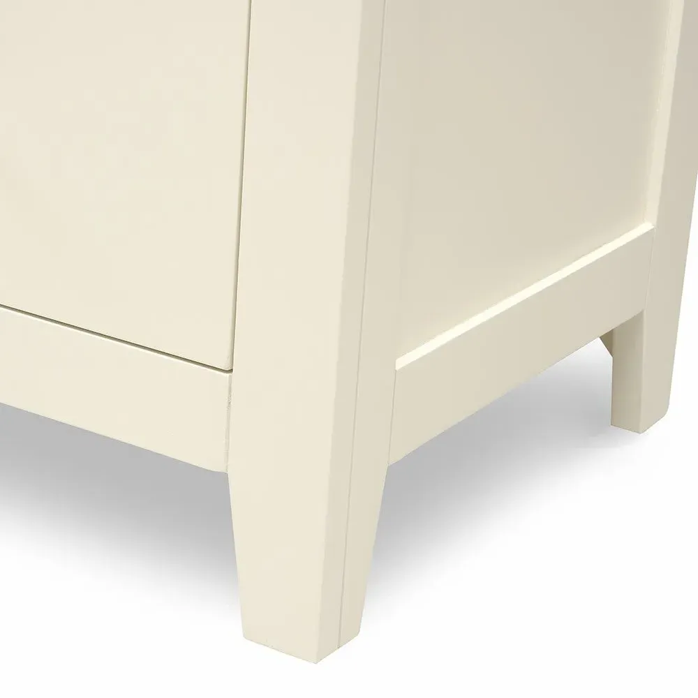 Chester 5 Drawer Chest - Cream, Oak