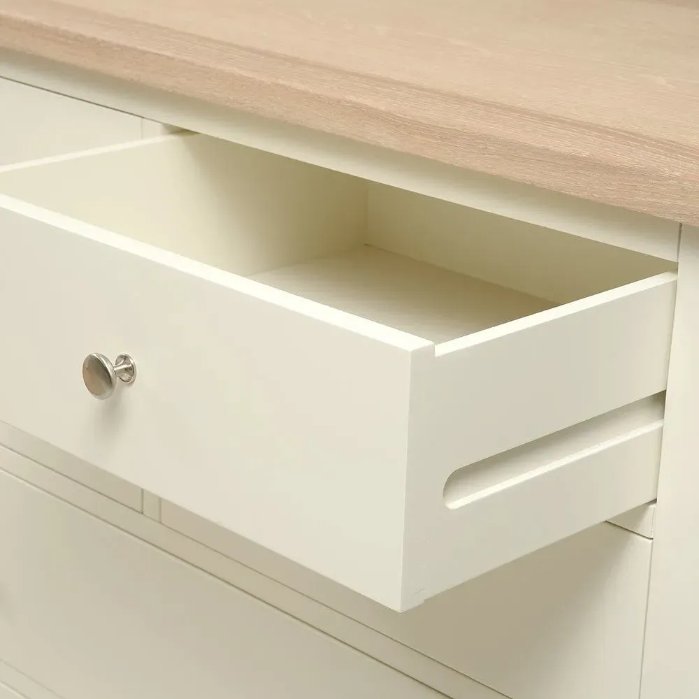 Chester 7 Drawer Chest - Cream