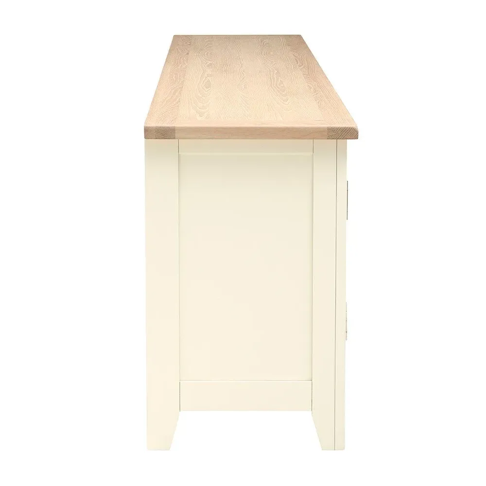 Chester TV Stand with Storage - Cream