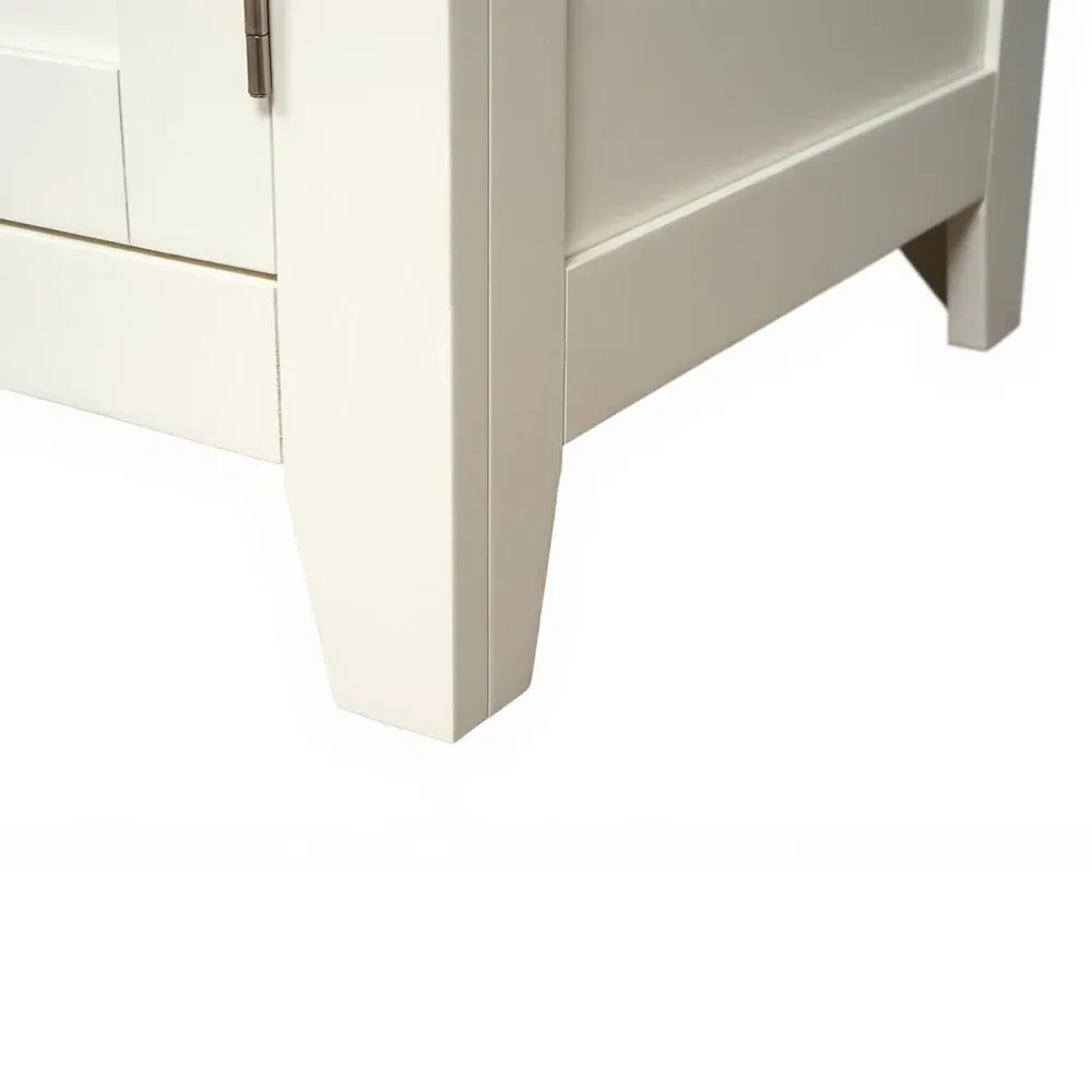 Double Pedestal Desk with Storage - Cream, Oak