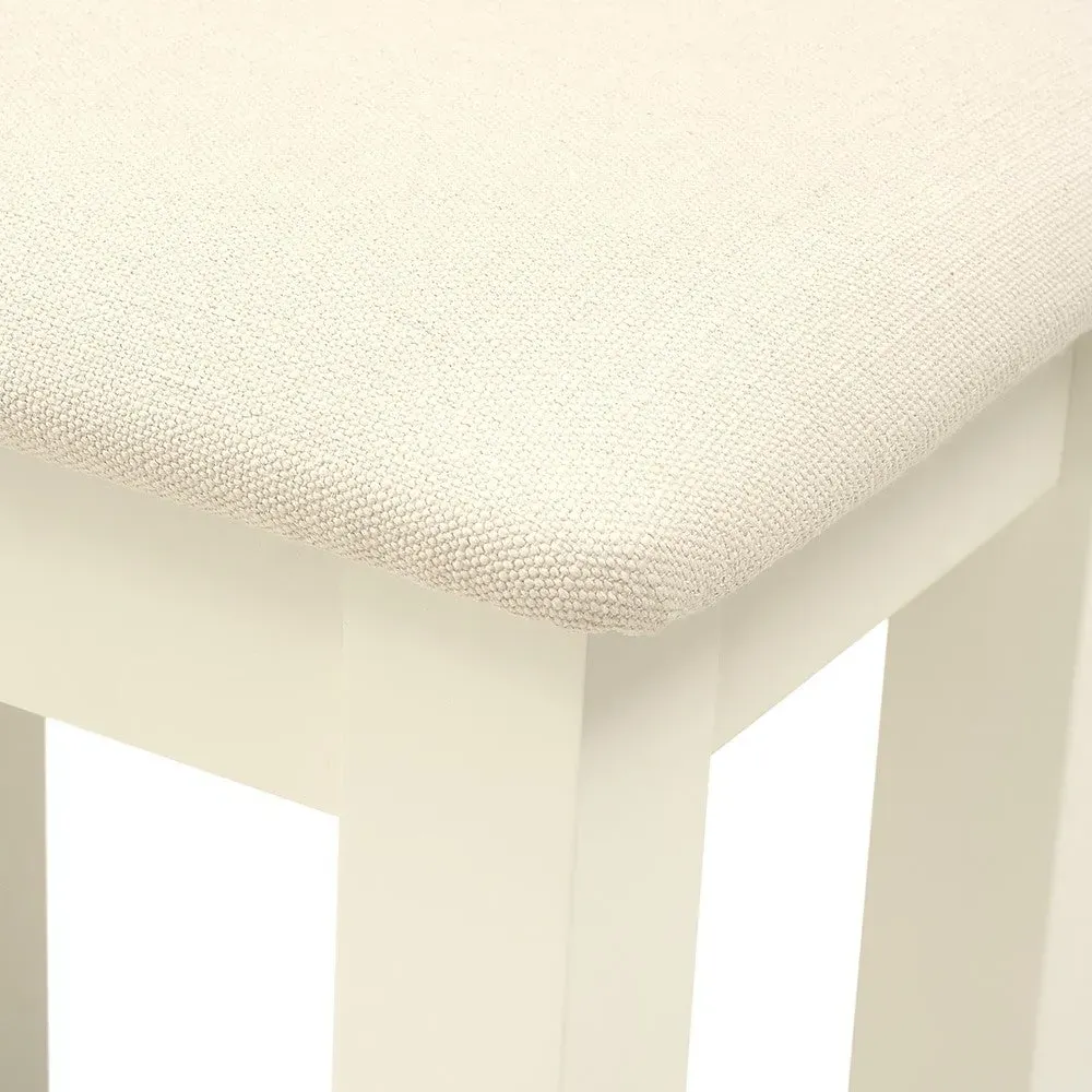 Dressing Table Stool - Cream
