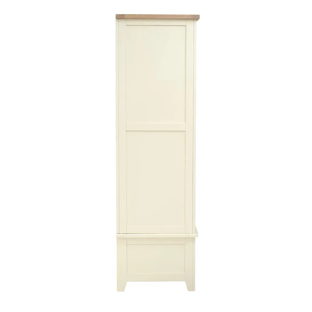 Four Door Wardrobe with Drawers - Cream
