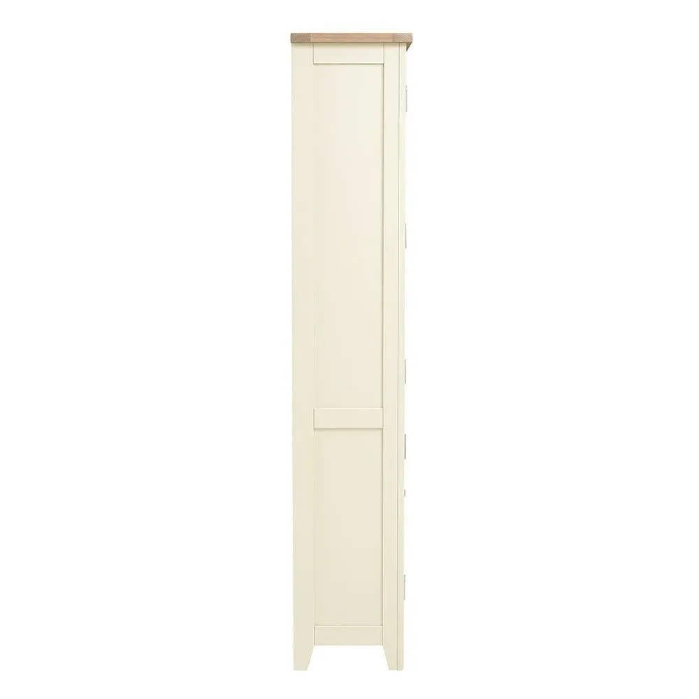 Glass Display Cabinet - Cream