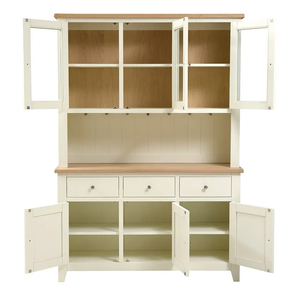 Glazed Dresser - Cream, Oak