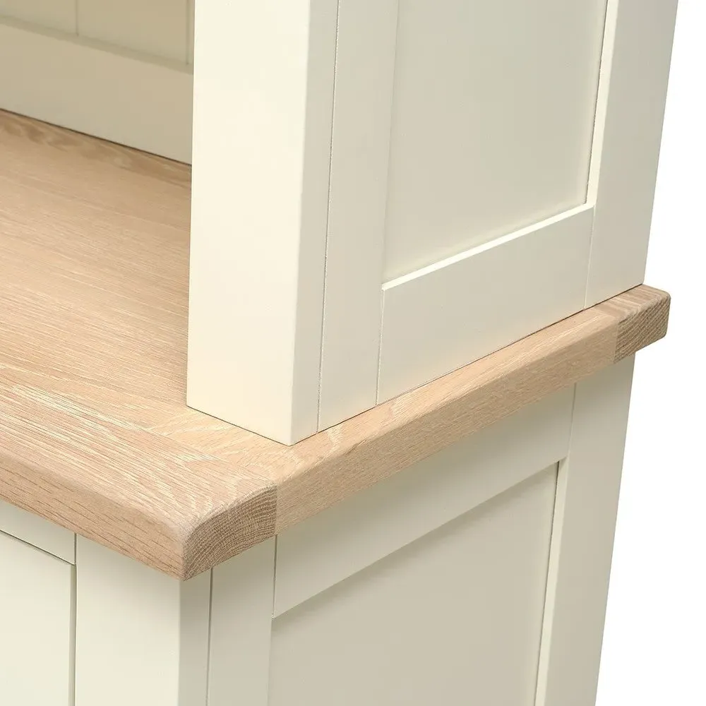 Glazed Dresser - Cream, Oak