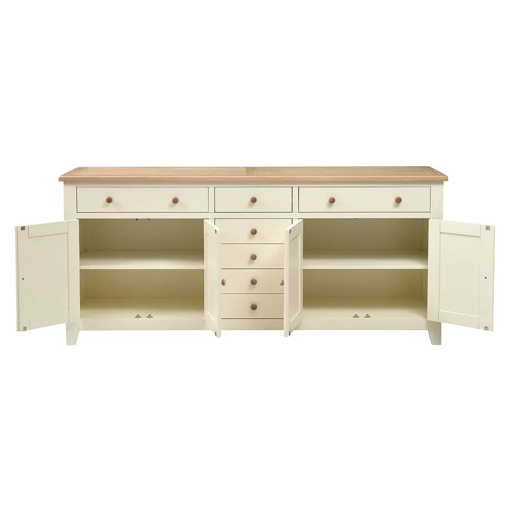 Grand Sideboard - Cream, Oak