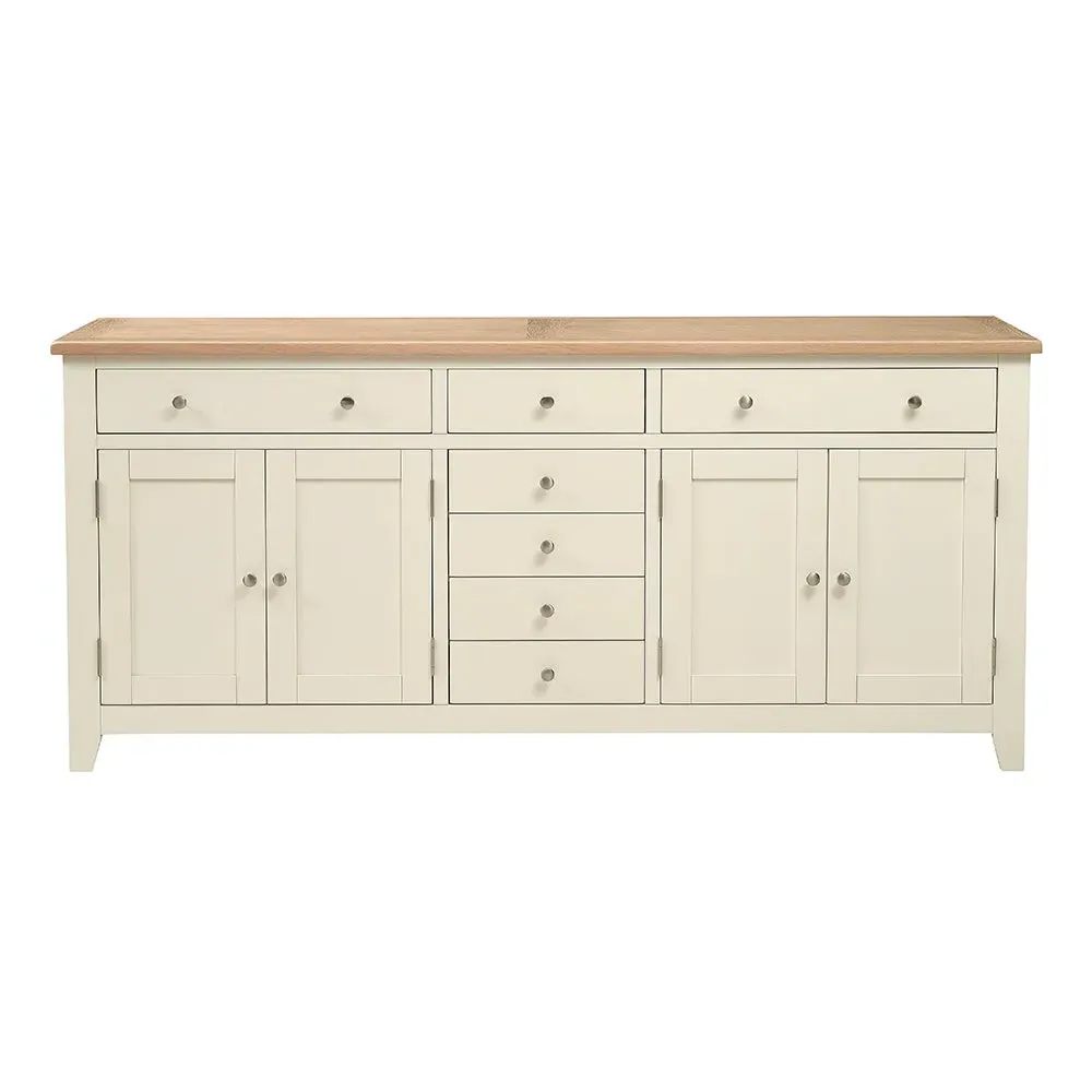 Chester Classic Cream Grand Sideboard - Cream, Oak by The Cotswold Company, image 5