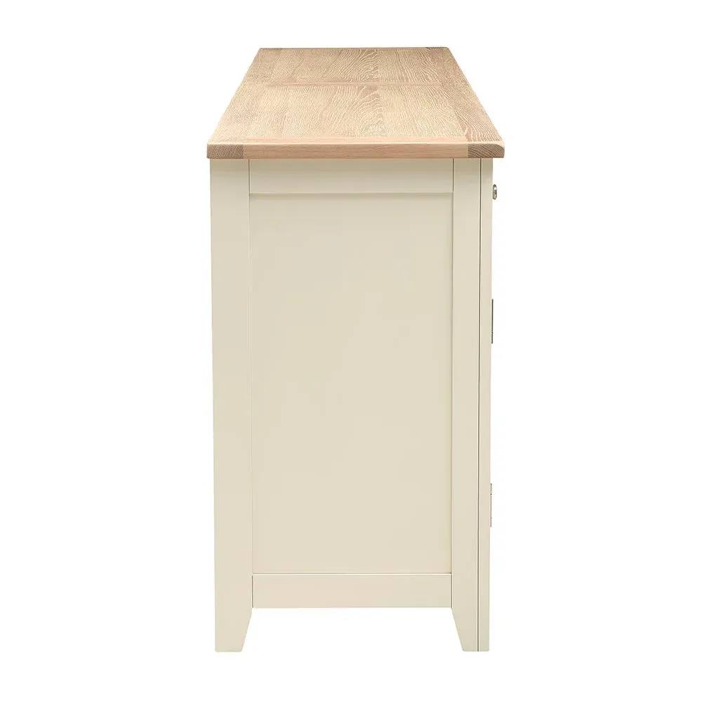 Chester Classic Cream Grand Sideboard - Cream, Oak by The Cotswold Company, image 7