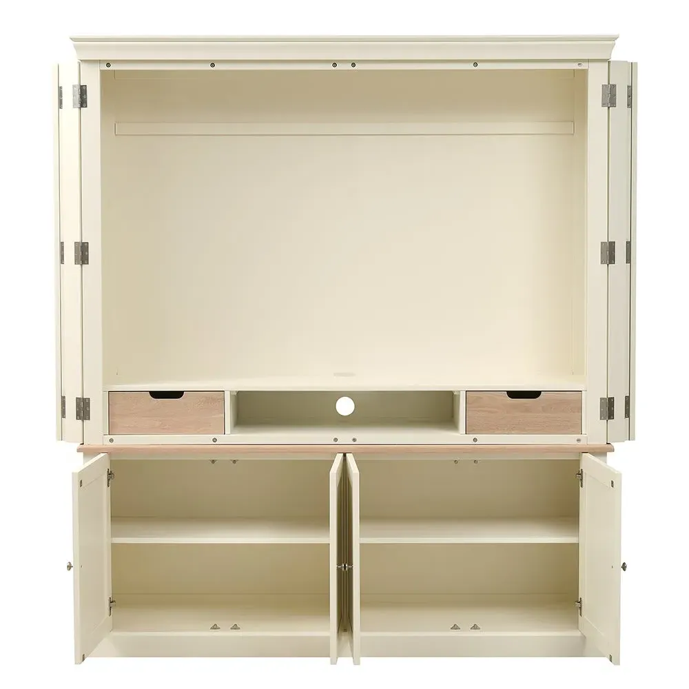 Hideaway Media Unit - Cream