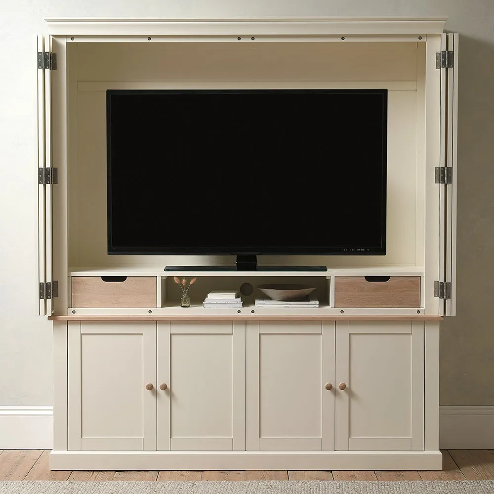 Hideaway Media Unit - Cream image