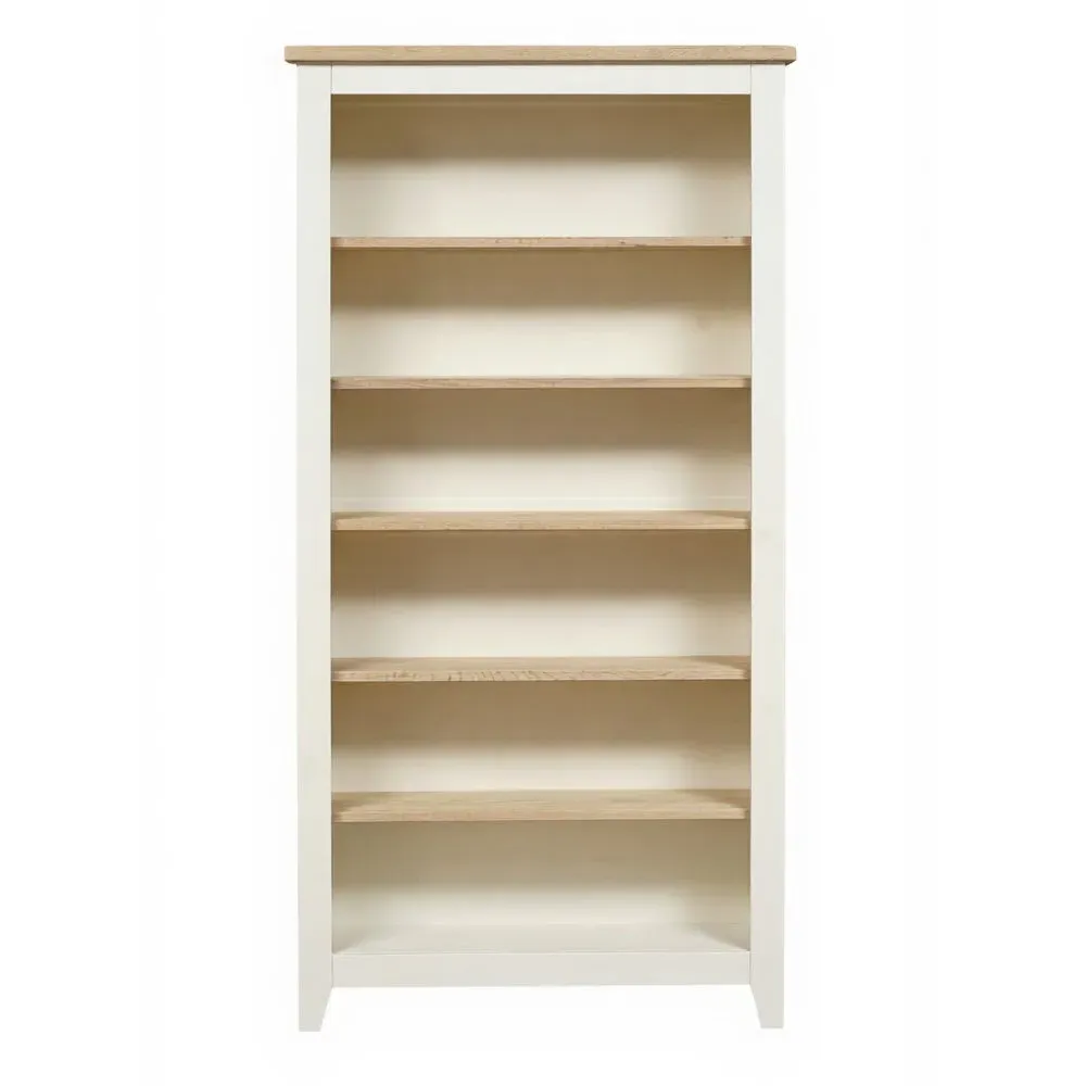 Large Bookcase - Cream, Oak image