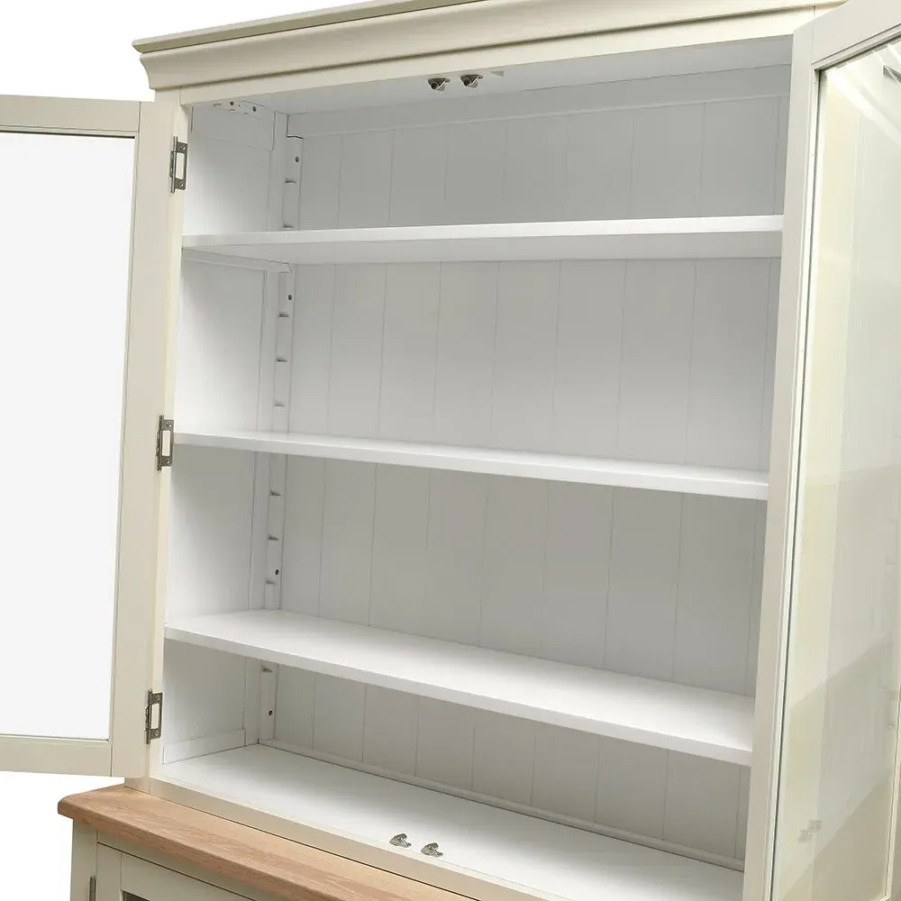 Large Glazed Dresser - Cream