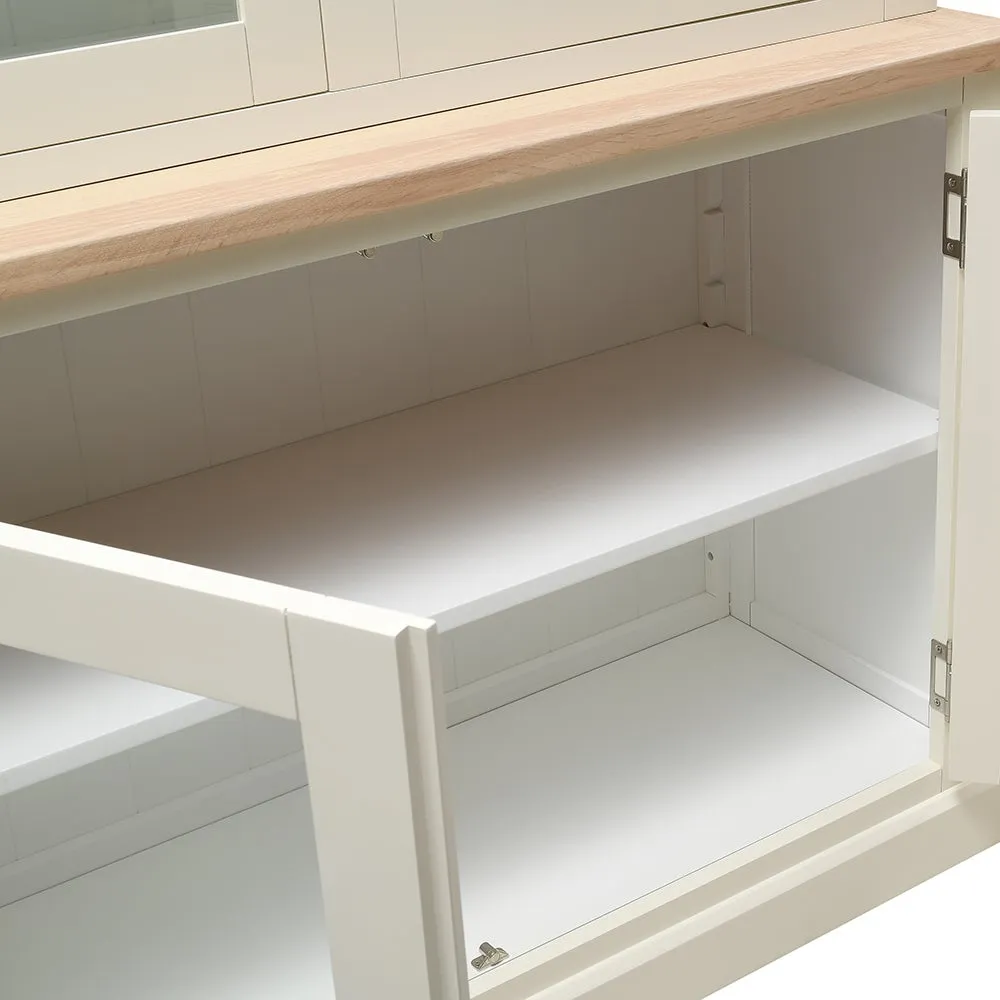 Large Glazed Dresser - Cream