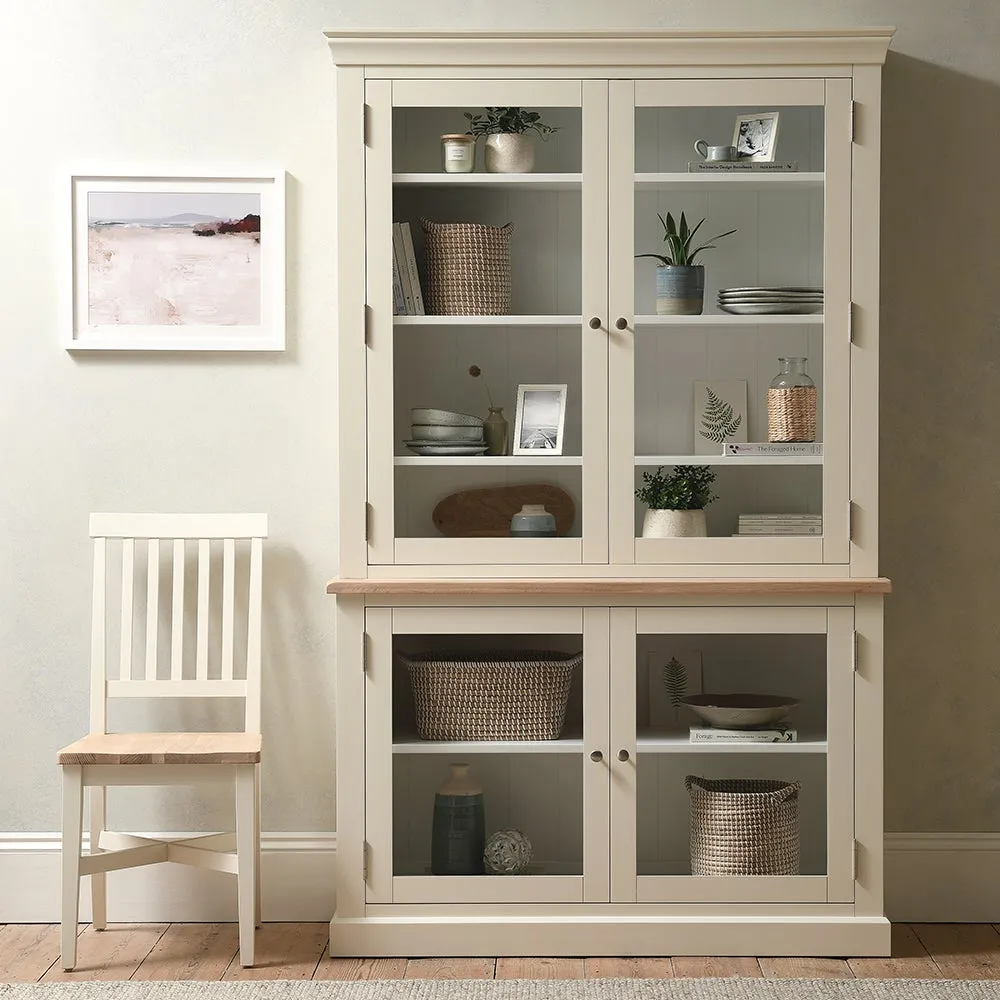 Large Glazed Dresser - Cream