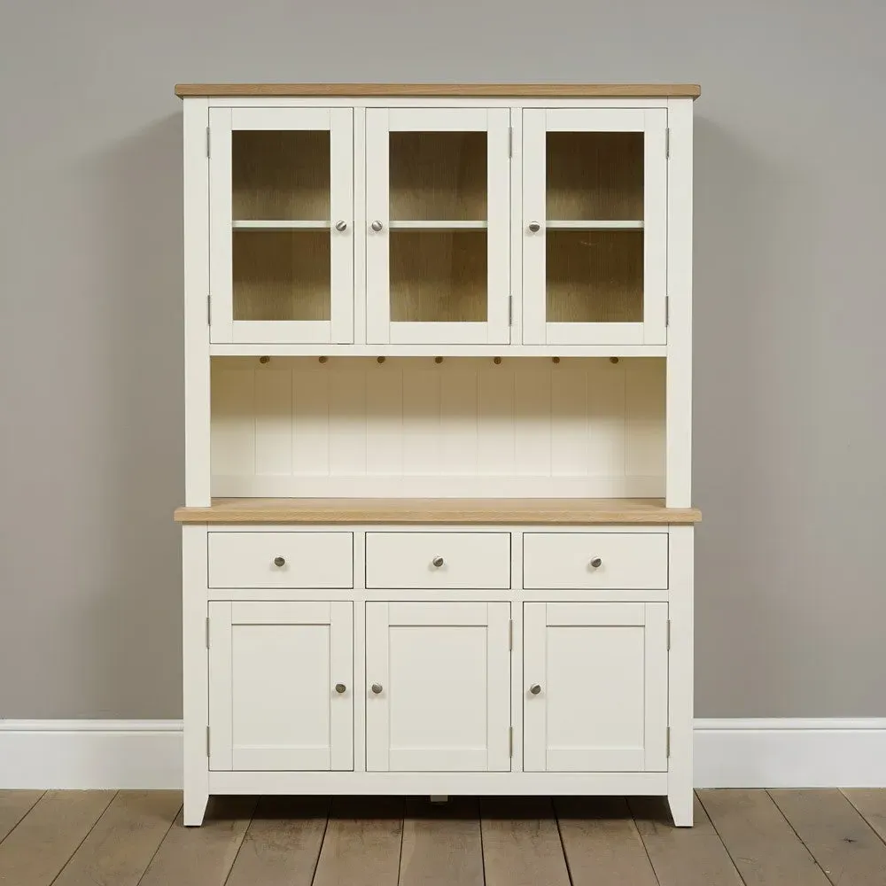 Large Glazed Dresser Top - Cream