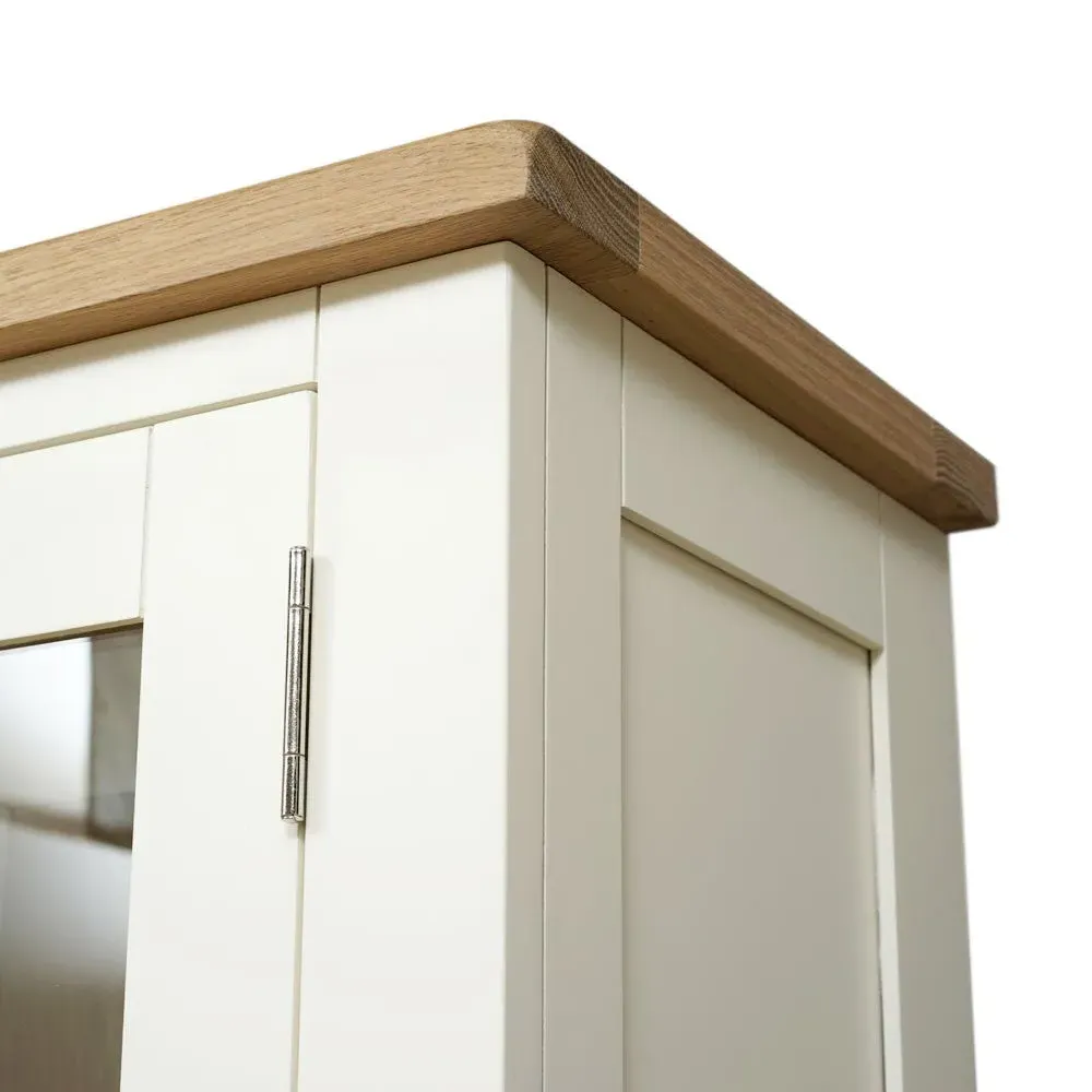 Large Glazed Dresser Top - Cream