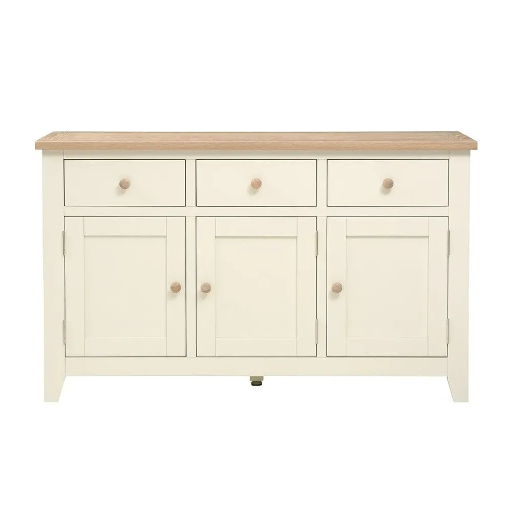 Large Sideboard with Storage - Cream, Oak