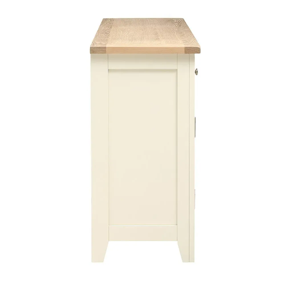 Large Sideboard with Storage - Cream, Oak