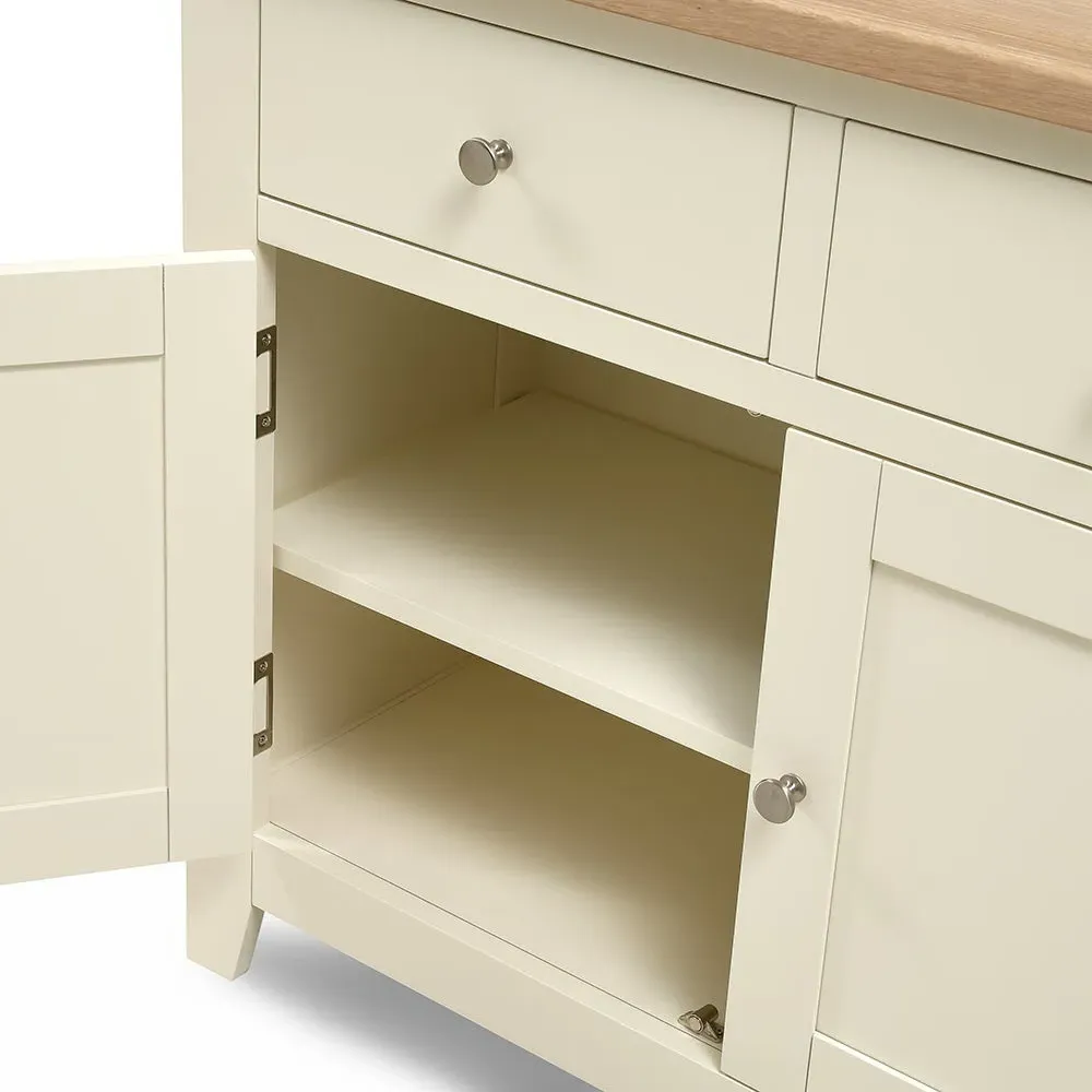 Small Sideboard - Cream, Oak