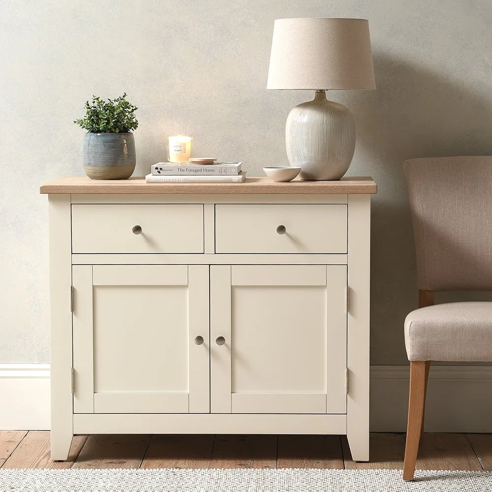 Small Sideboard - Cream, Oak
