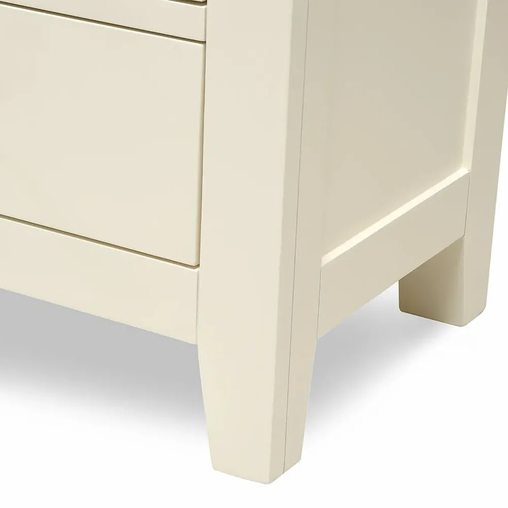 Tallboy with 6 Drawers - Cream, Oak