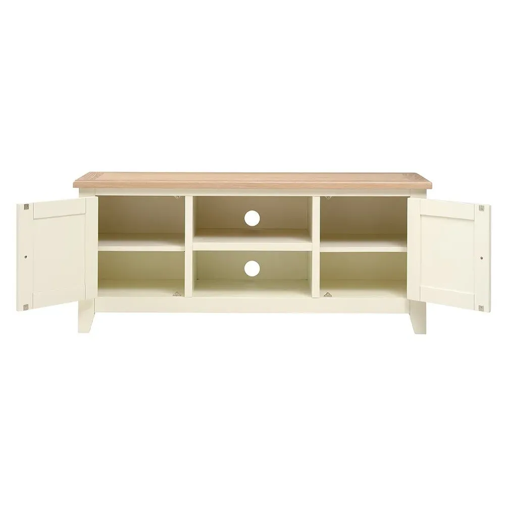 TV Stand with Storage - Grey, Oak