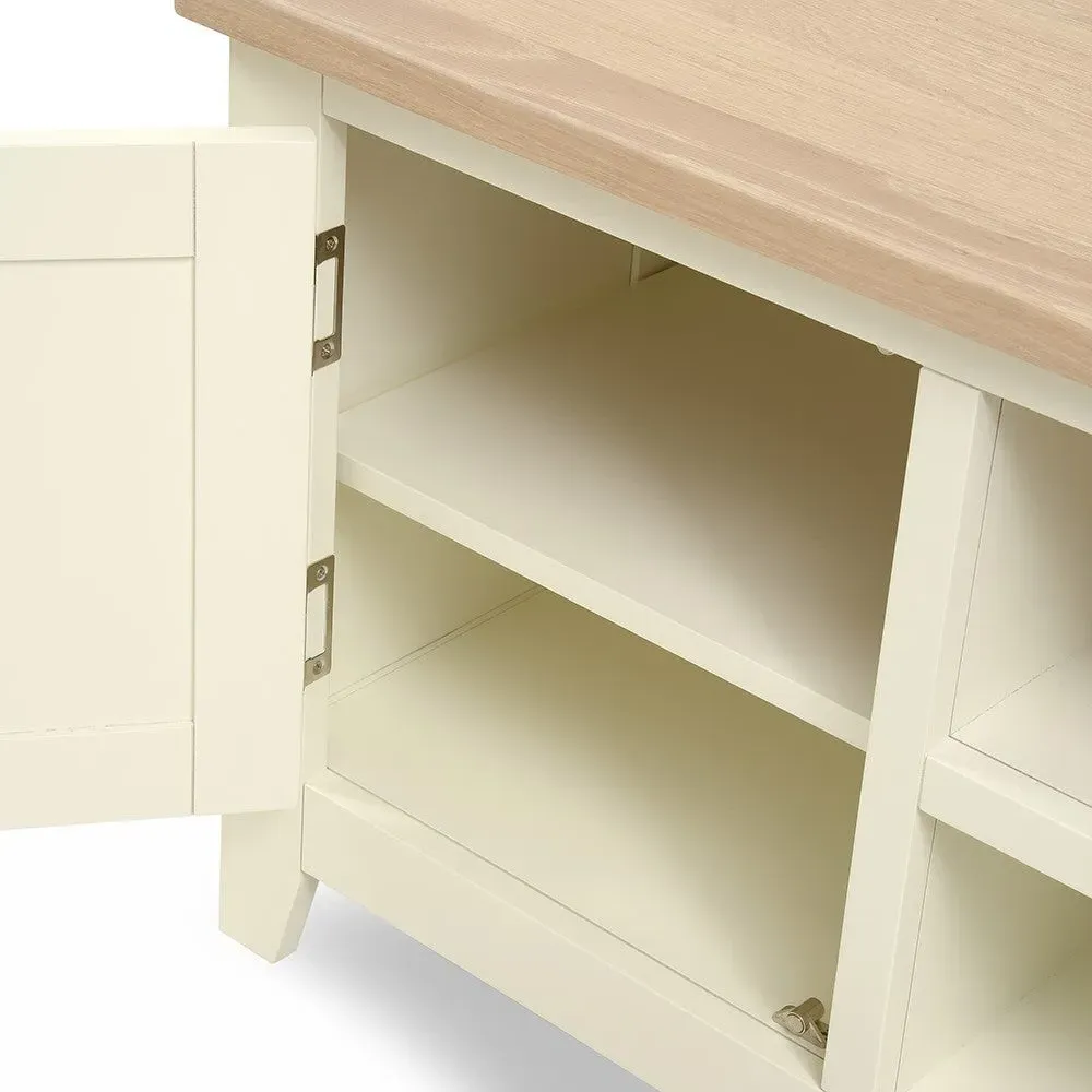 TV Stand with Storage - Grey, Oak