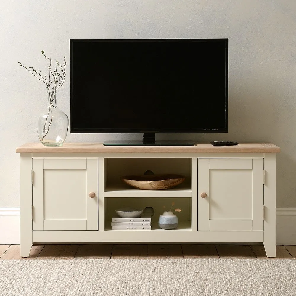 TV Stand with Storage - Grey, Oak