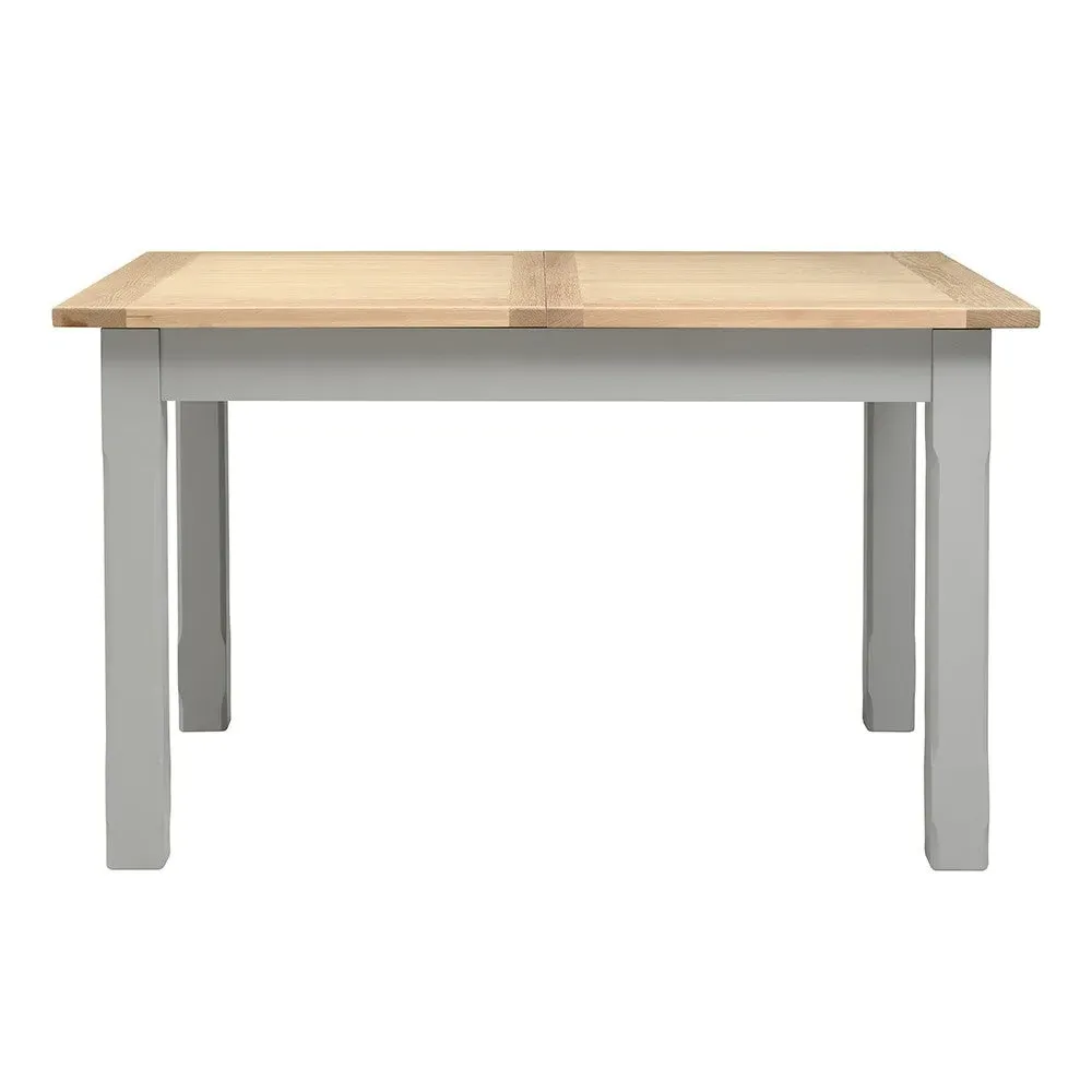 4-6 Seater Extending Dining Table - Grey, Oak