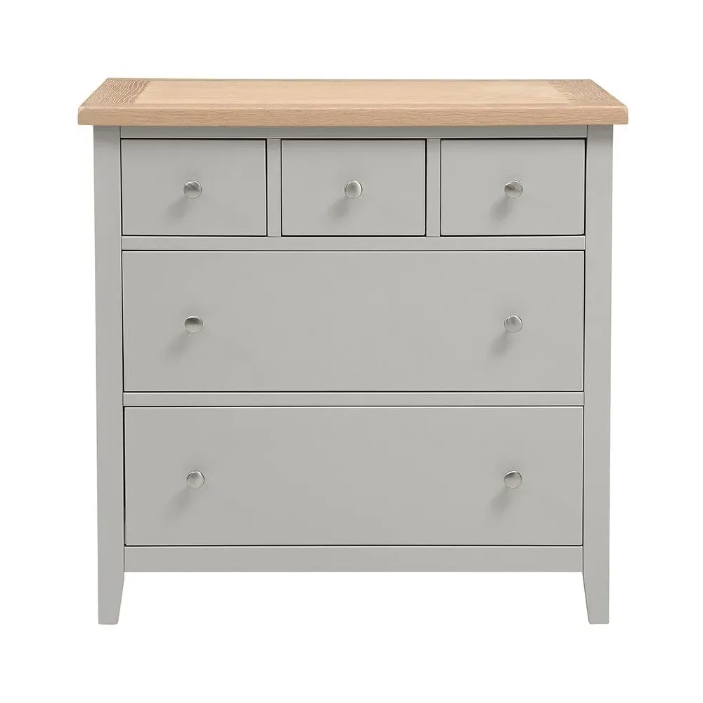5 Drawer Chest - Dove Grey