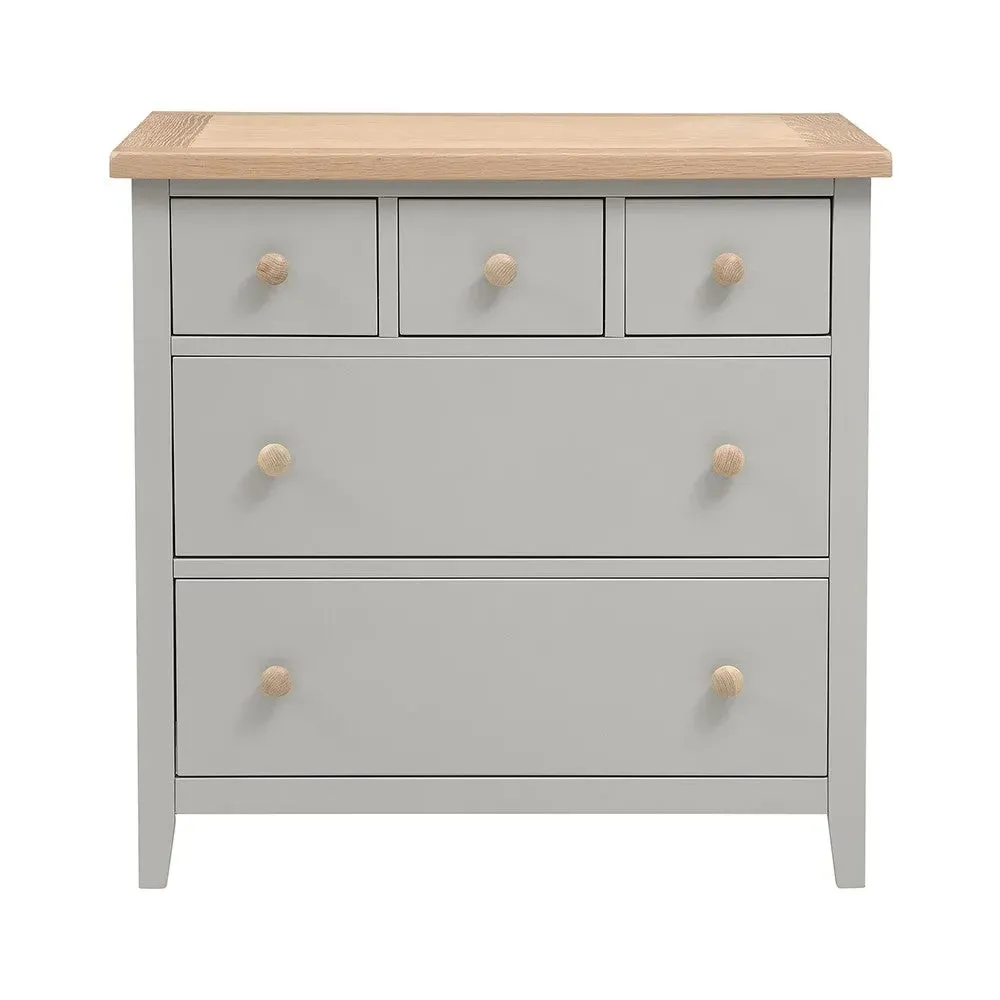 5 Drawer Chest - Dove Grey