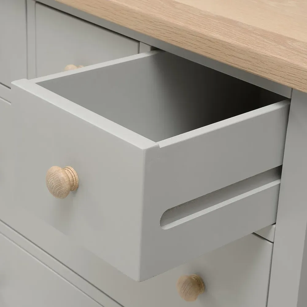 5 Drawer Chest - Dove Grey