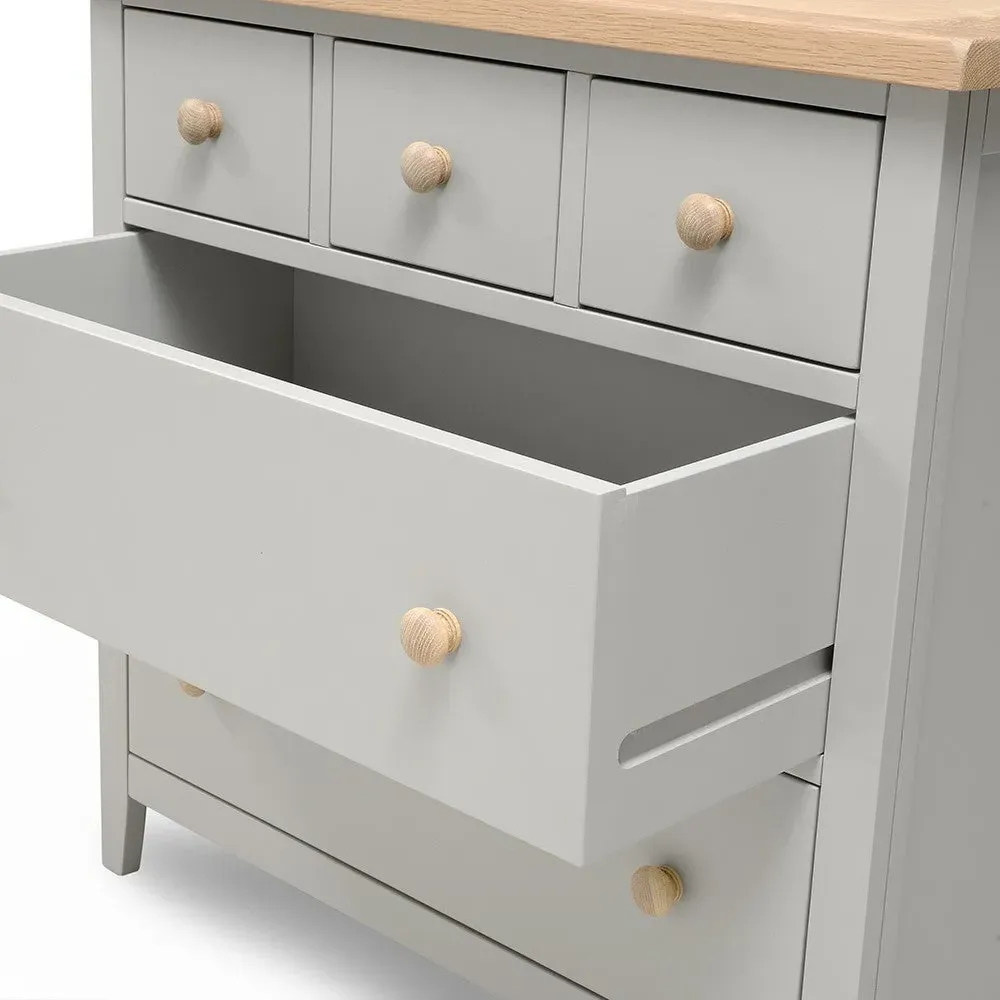 5 Drawer Chest - Dove Grey