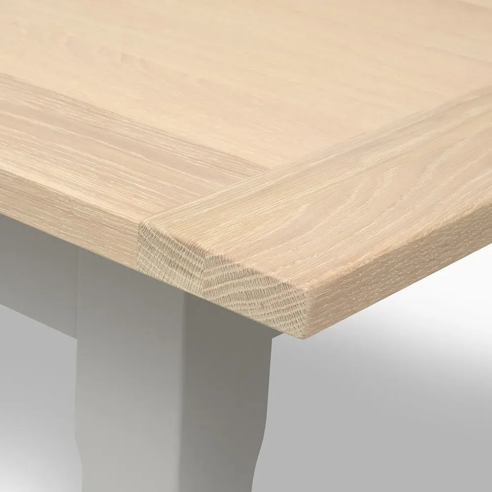 6-10 Seater Extending Dining Table - Grey, Oak