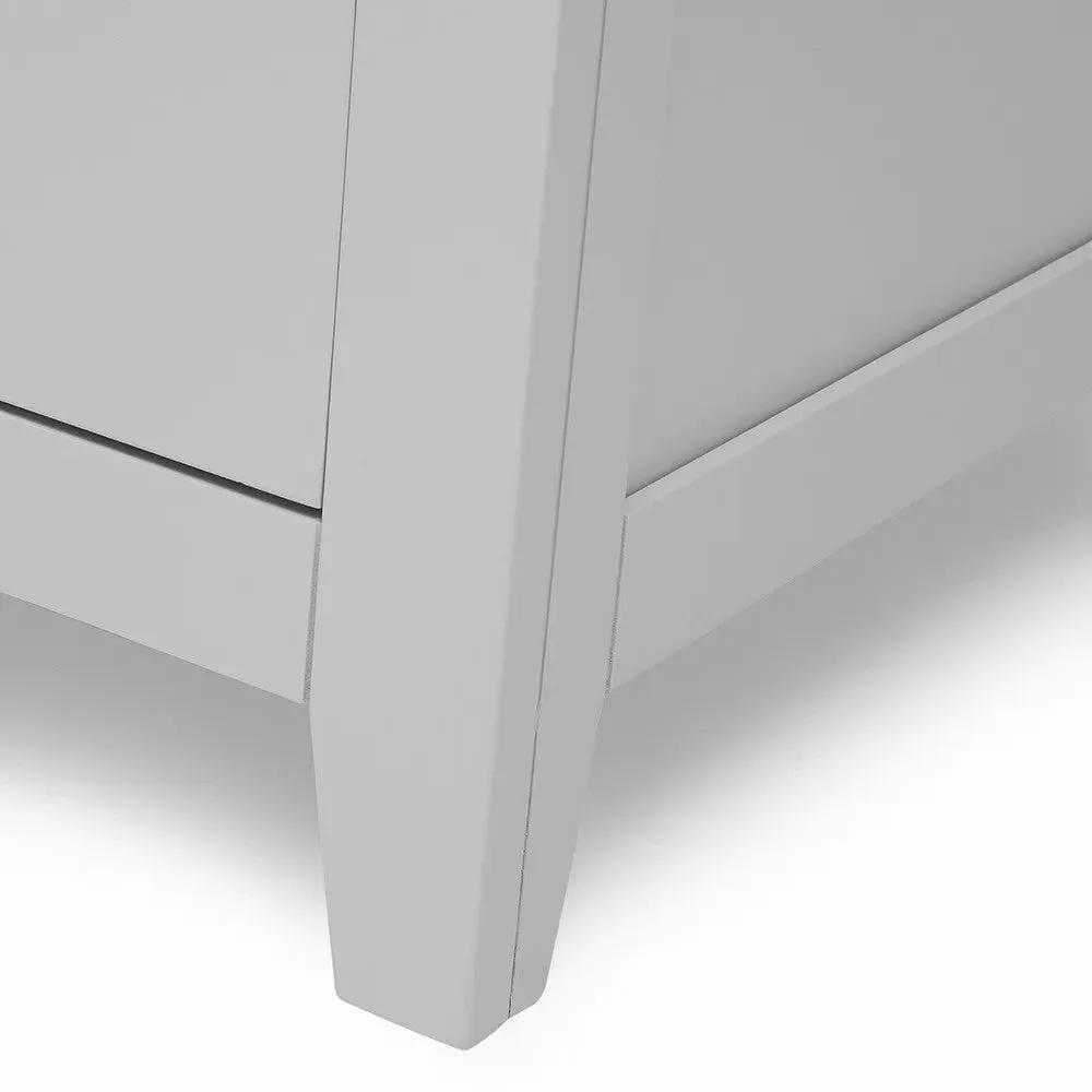 7 Drawer Chest of Drawers - Dove Grey, Oak