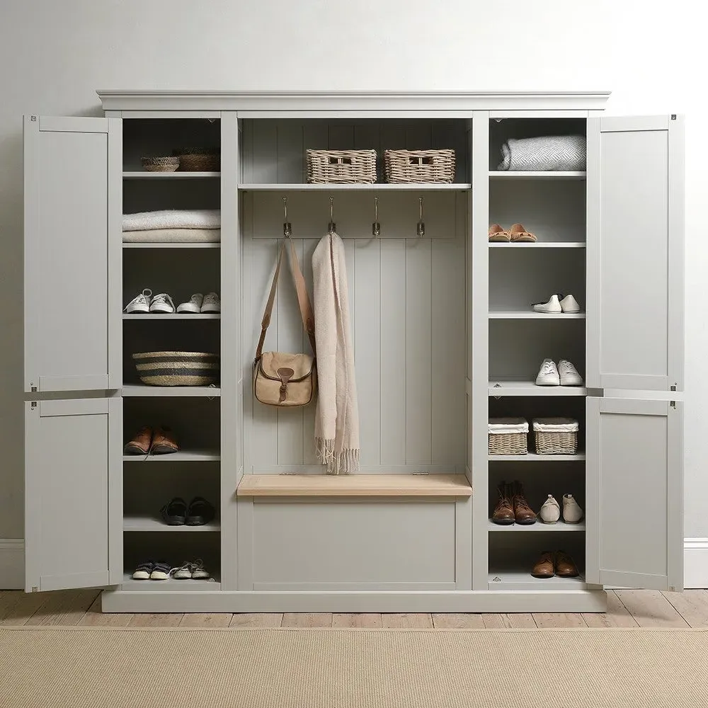 Bootility Unit with Storage - Dove Grey