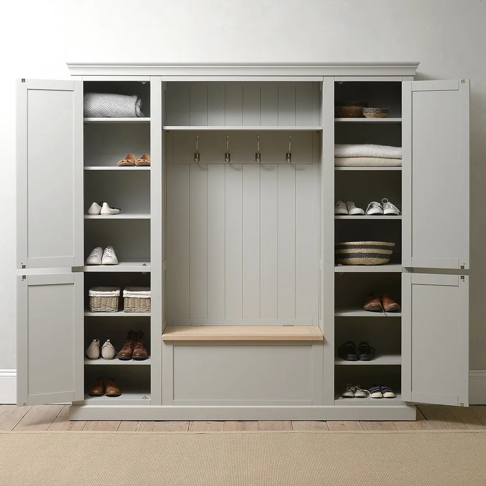 Bootility Unit with Storage - Dove Grey