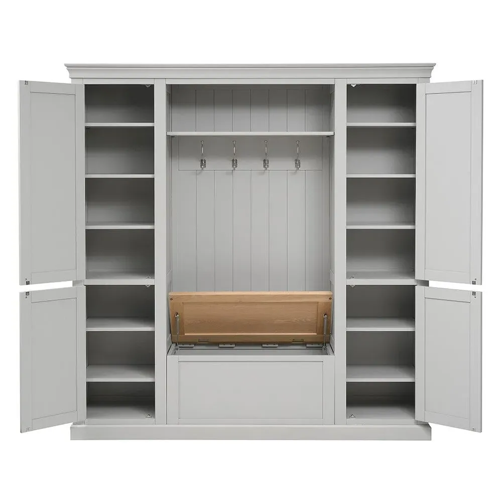 Bootility Unit with Storage - Dove Grey